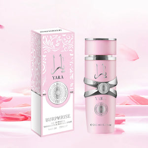 250ML 8.4FL.OZ Amber Vanilla Yara Perfume, Long Lasting Gourmand Fragrance Eau de Parfum Spray, Arabian Perfumes Gift for Women