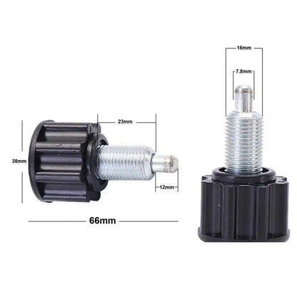 Gym Bike Spring Knob Screw Stainless Steel Spinning Bike Pull Pin Screw Replacement Parts Gym Supplies - GabyFit Goods