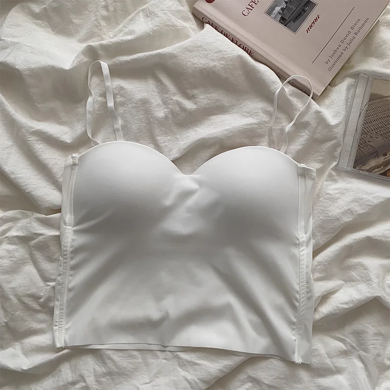4 Colors Camisole for Women Fitness Crop Tops Summer Elegant Sexy All-match Casual Aesthetic Solid New - GabyFit Goods
