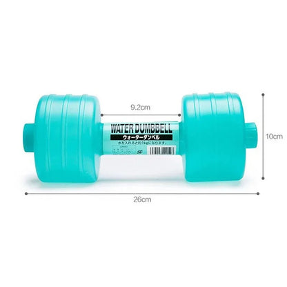 1kg Weight Loss Water Dumbbell Adjustable Gym Exercise Equipment Home Fitness Gym for Fitness Aquatic Barbell Gym Weight Loss - GabyFit Goods
