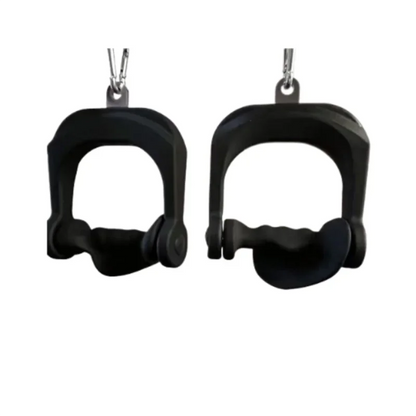 Fitness Lat Pull Down Bar D-Handle Grip Pulley Cable Machine Attachments Gym Weight Lifting Rope Handle Wrist Workout Equipment