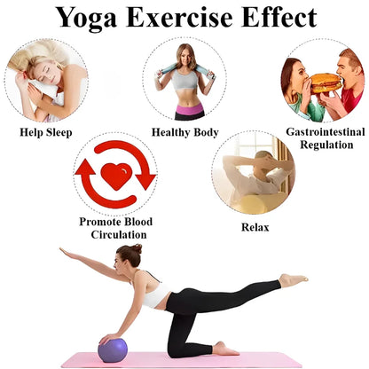 Yoga Pilates Explosion-Proof Ball Exercise Gymnastic Fitness Balance Gym Core Indoor Training Mini Balls Small Therapy Improves - GabyFit Goods