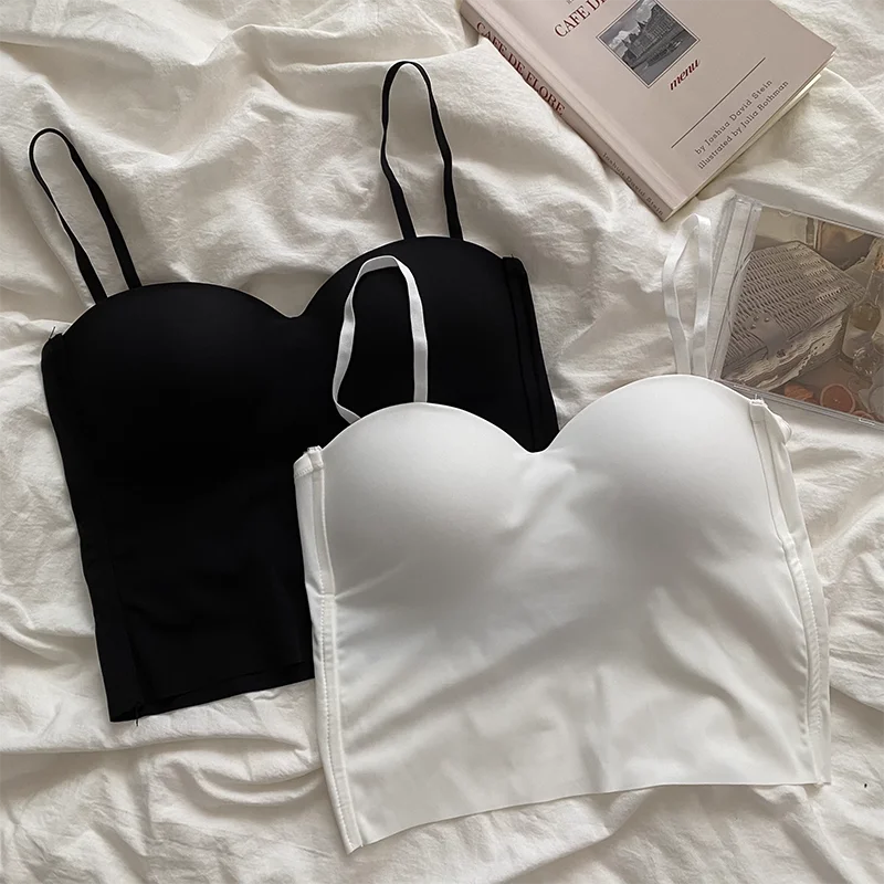 4 Colors Camisole for Women Fitness Crop Tops Summer Elegant Sexy All-match Casual Aesthetic Solid New - GabyFit Goods