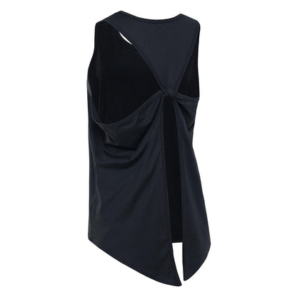 STOUREG Sexy Sleeveless Tank Top Women Loose Short Yoga Shirt, Quick Dry Loose Fitness Tank Top, Loose Training Fitness Clothing