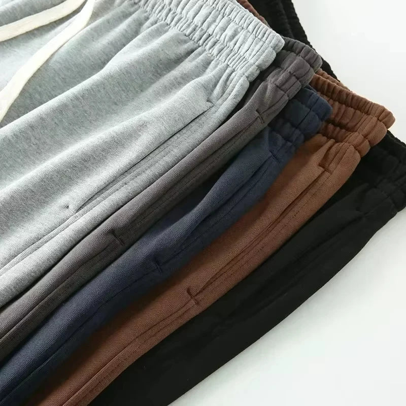 European and American Hip-hop Sports Five-point Pants Men's Trendy Brand Street Loose Wide-leg Casual Drawstring Shorts
