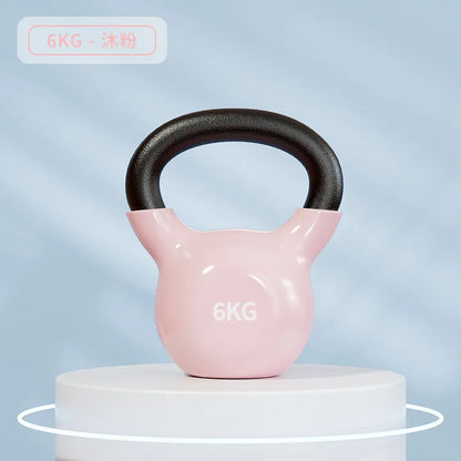 Kettlebell Fitness for Men and Women Home Gym 8KG Weighted Ball Dumbbell for Deep Squats Abdomen Slimming Arm Butt Training