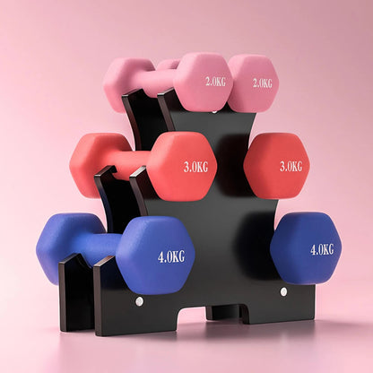 Dumbbell Rack Fitness Fixing Triangle Shaped Stand Storage Bracket Holder Gym Equipment Accessories Gym - GabyFit Goods