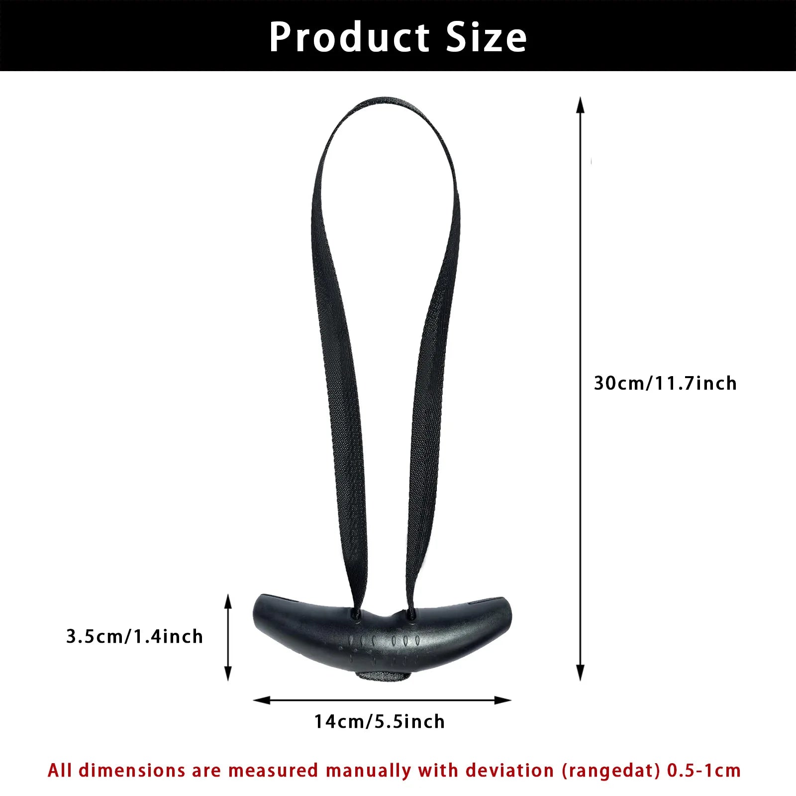 1pair Gym Pull Up Handles Rubber Grip Heavy Duty Cable Machine Handles Weight-lifting Gym Equipment - GabyFit Goods