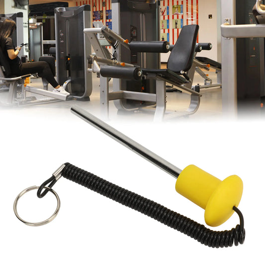 Gym Weight Stack Pin Selector Lock Pin Magnetic 8mm Diameter with Lanyard Gym Accessory for Workout Fitness Exercise - GabyFit Goods