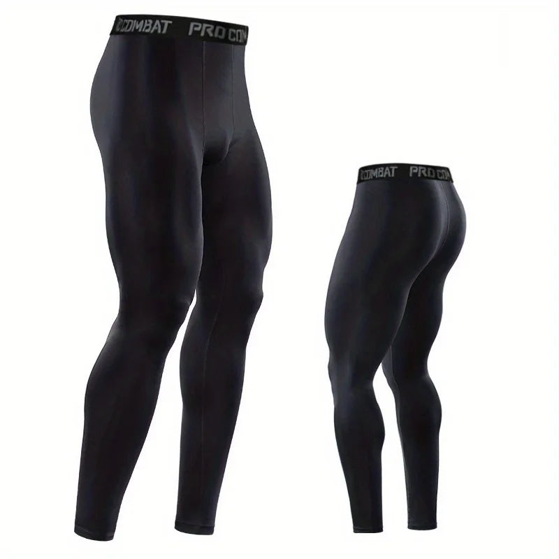 High-Performance Compression Leggings for Men Fitness Workouts Tights for Enhanced Fitness Performance and Running Comfort - GabyFit Goods