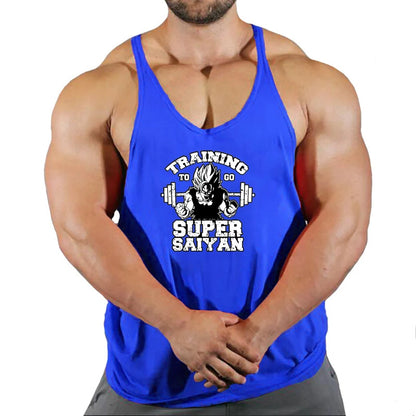 Fitness vest men's sports underwear sleeveless T-shirt men's sports shirt fitness vest running vest pullover