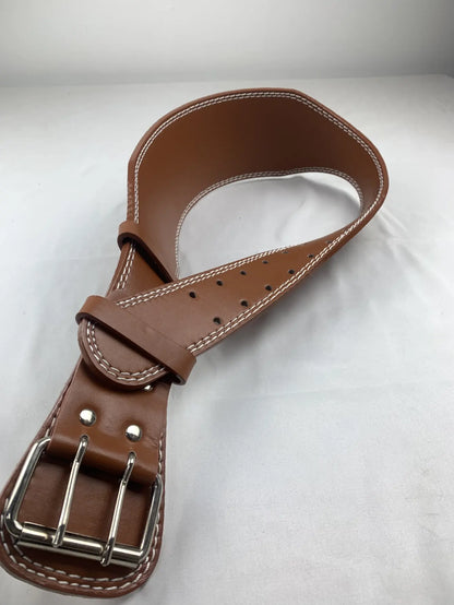 Waist Support Sports Safety Belt Protection Fitness Deep Squat Hard Pull Weightlifting Belt PU Leather Fitness Belt Protection