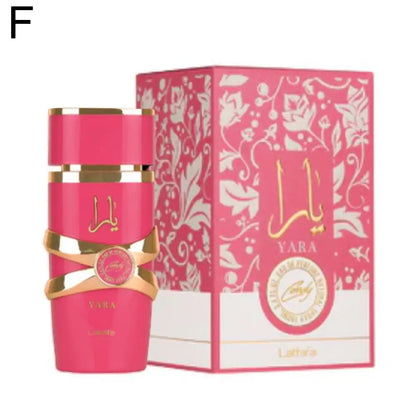 100ML Lattafa Yara Perfume Women Eau De Parfum Original Arab Perfumes Arabian Perfume Lasting Fragrance Light Fragrance Charming - GabyFit Goods