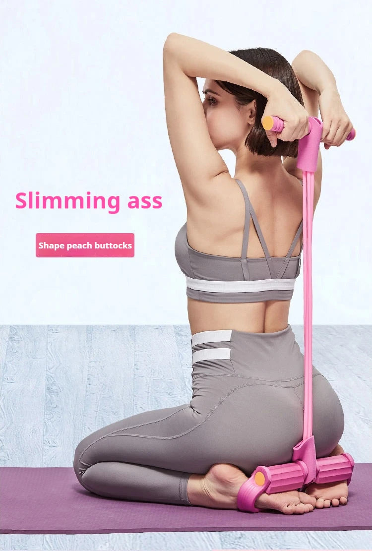 Multifunction Tension Rope Resistance Band Elastic Pedal Puller Leg Stretching Slimming Training Portable Fitness Equipment - GabyFit Goods