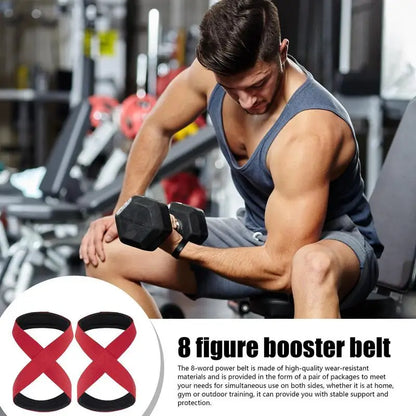 Weight Lifting Strap Gym Grip Strap Wrist Strap Barbell Straps Non-Slip 2 Pcs Grip Lifting Straps Gym Straps For Weightlifting - GabyFit Goods