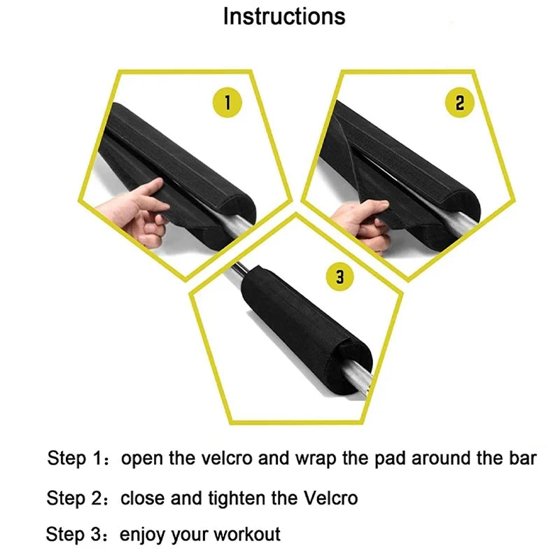 Neck Shoulder Protector Gym Pull Up Gripper Equipment Hip Thrust Pads For Gym Fitness Barbell Pad Squat Weight Lifting Foam - GabyFit Goods