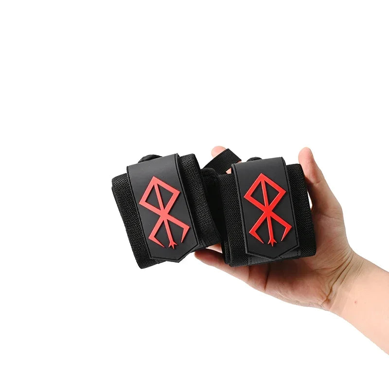 Gym Anime Sports Weight Lifting Wrist Wraps Wristband Support For Gym Heavy Duty Training, Fitness Deadlift, Powerlifting - GabyFit Goods