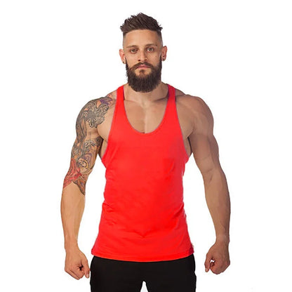 Gym Clothing Bodybuilding Stringer Hoodie Tank Top Muscle Shirt Fitness Men hooded undershirt Cotton workout Sleeveless shirt