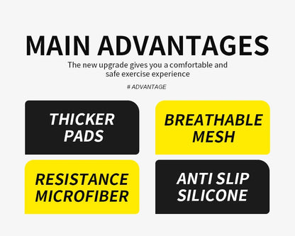 Half Finger Gloves Gym Fitness Anti-Slip Women Men Gel Pad Gloves Gym Cycling Fingerless Gloves Bicycle Accessories - GabyFit Goods