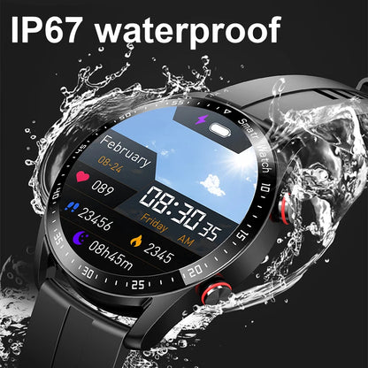 ECG+PPG Bluetooth Call Smart Watch Men Laser Health Blood Pressure Fitnes Sports Watches Man Sports Waterproof Smartwatch+Box - GabyFit Goods