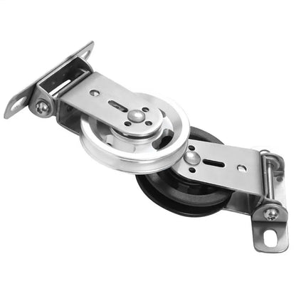 Wall-mounted Gym Home Rotating Silent Pulley Bearing Pulley for DIY Gym Equipment Pulley Block Stainless Steel Mute BearingWheel - GabyFit Goods