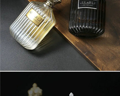 100ML Dubai Prince Men Cologne Lasting perfume Light Fragrance Fresh Desert Scent Arabian Essential Eau De Parfum Pour Femme - GabyFit Goods