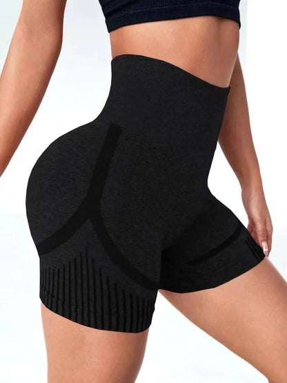 Women Yoga Shorts High Waist Workout Shorts Fitness Yoga Lift Butt Fitness Ladies Yoga Gym Running Short Pants Sportswear - GabyFit Goods