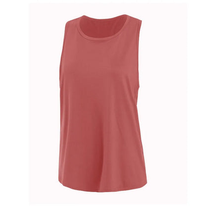 STOUREG Sexy Sleeveless Tank Top Women Loose Short Yoga Shirt, Quick Dry Loose Fitness Tank Top, Loose Training Fitness Clothing