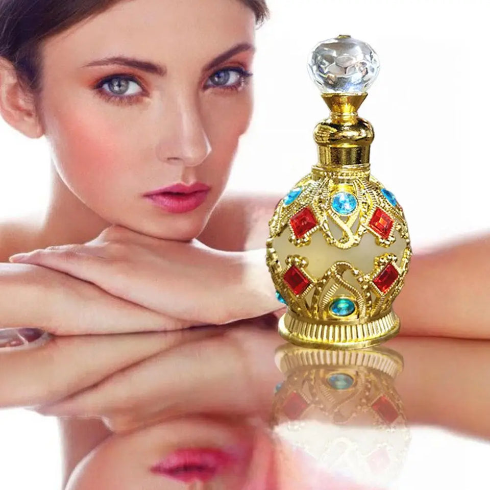 15ML Dubai Luxury Enamelled Alloy Perfume Arabian Middle Eastern Style Long Lasting Perfume For Men And Women Sex Attraction Oil