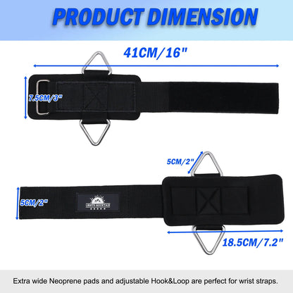 Wrist straps for Resistance band workout Cable Machines Neoprene Padded Wrist Cuffs Gym Home Fitness Equipment 1Pair