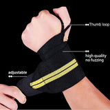 1pc Gym Wrist Wraps/Lifting Wrist Straps Heavy Duty Gym Straps With Thumb Loops Wrist Wraps for Working Out Protection Unisex