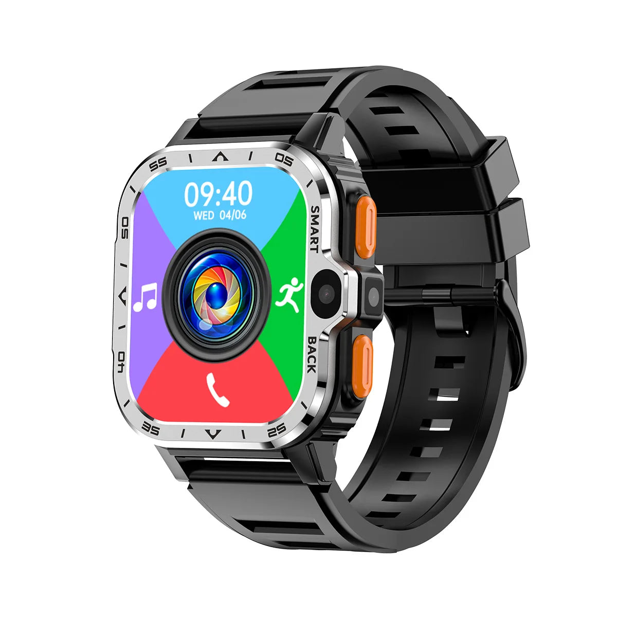 Valdus PGD Android Smart Watch Men GPS 16G/64G ROM Storage HD Dual Camera NFC 2G 4G SIM Card WIFI Wireless Fast Internet Access - GabyFit Goods
