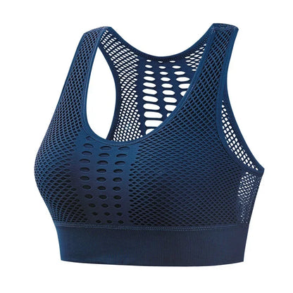 Hot Fitness Women's T-shirts Workout Sports Bra Yoga Vest Backless Solid Quick Dry Running Gym Sport bra Yoga Shirts Tank Top
