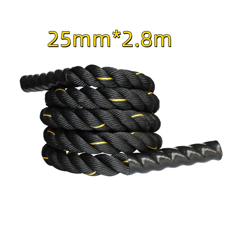 Weighted Jump Rope Gym Outdoor Home Fitness Exercise Physical Training Battle Rope Battling Strength Training Fitness Rope