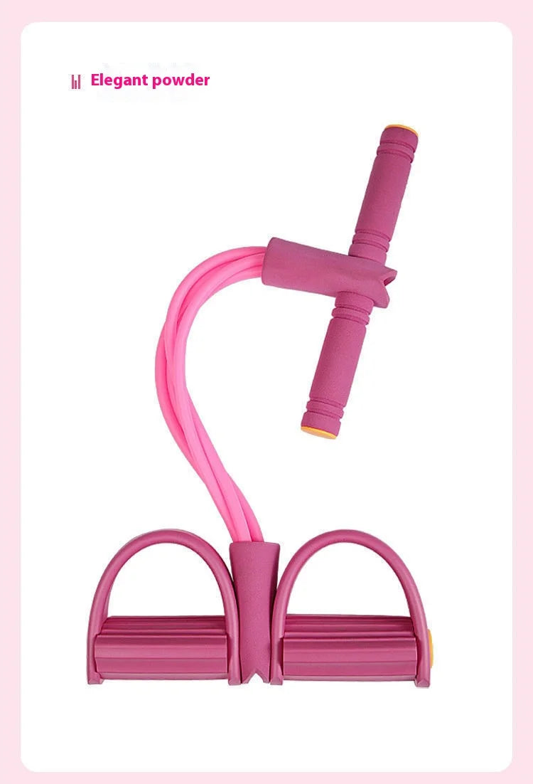 Multifunction Tension Rope Resistance Band Elastic Pedal Puller Leg Stretching Slimming Training Portable Fitness Equipment - GabyFit Goods