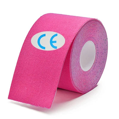 5cm*5m Sport Kinesiology Tape Athletic Elastic Kneepad Muscle Pain Relief Knee Taping Fitness Running Tennis Swimming Football - GabyFit Goods