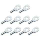 10pcs Gym Pulley Machine Cable Eyelet Terminal Wire Rope Port Joint Stopper Gym Gyms Steel Wire Gym Pulley Machine Cable Eyelet