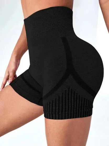 Women Yoga Shorts High Waist Workout Shorts Fitness Yoga Lift Butt Fitness Ladies Yoga Gym Running Short Pants Sportswear - GabyFit Goods