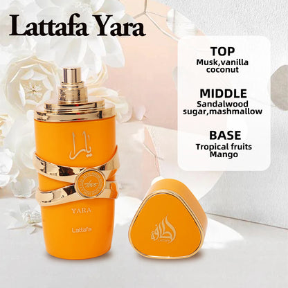 Lattafa Yara Perfume Eau De Parfum Original Arab Perfumes Arabian Perfume High Quality Pheromones Perfume For Women For Men - GabyFit Goods