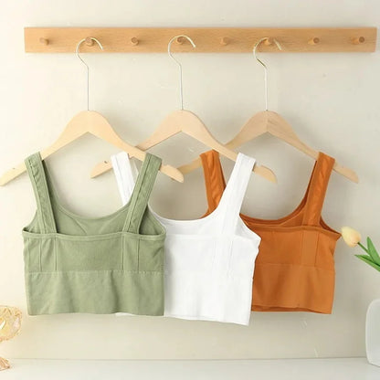 Breathable Sports Bra Anti-Sweat Fitness Top Women Seamless Yoga Bra Shockproof Crop Top Push Up Sport Bra Gym Workout Top - GabyFit Goods