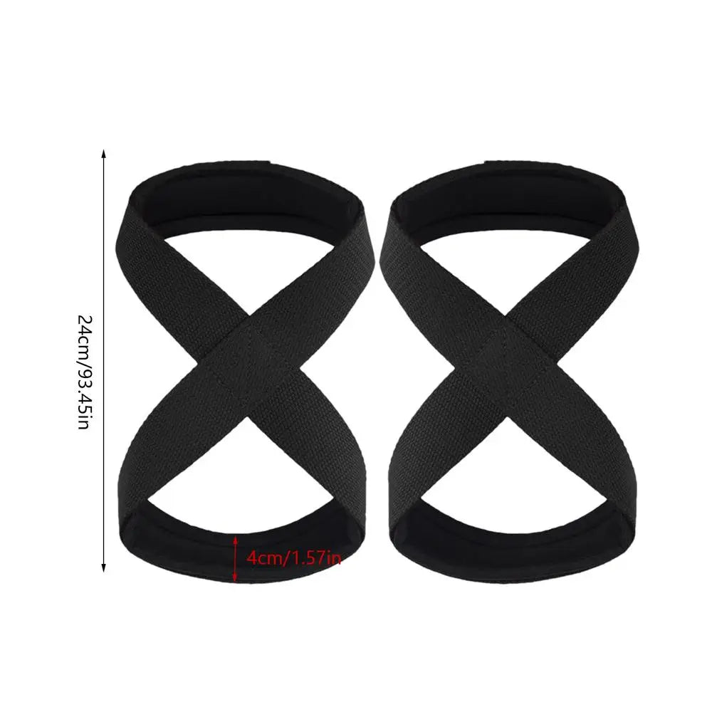 Weight Lifting Strap Gym Grip Strap Wrist Strap Barbell Straps Non-Slip 2 Pcs Grip Lifting Straps Gym Straps For Weightlifting - GabyFit Goods