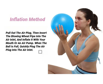 Yoga Pilates Explosion-Proof Ball Exercise Gymnastic Fitness Balance Gym Core Indoor Training Mini Balls Small Therapy Improves - GabyFit Goods