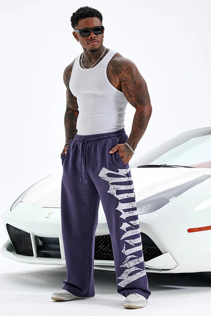 2025 New young la men's pnats Retro Thin Trousers Joggers Gym Summer Sports Fitness Quick Dry Breathable Loose Casual Pants man