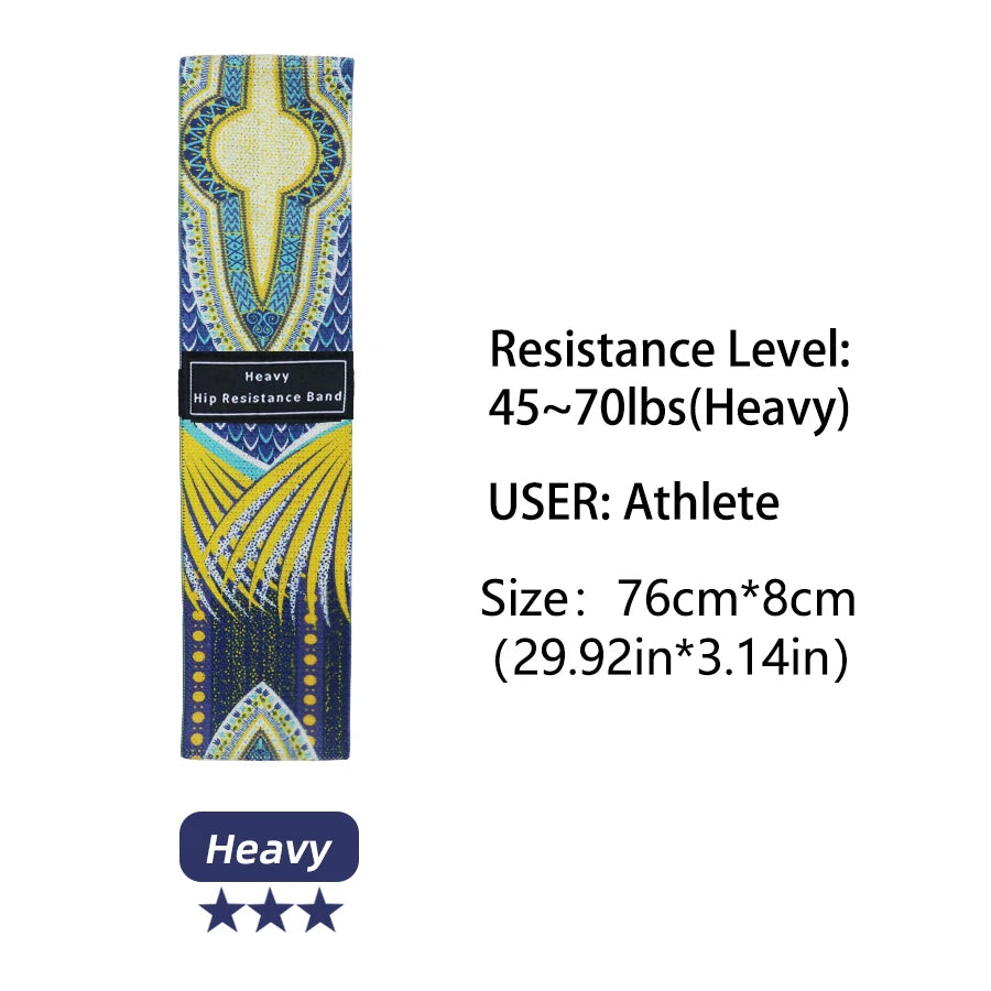 Squat glute workout Non-slip trainer thick band Fabric Resistance Elastic Booty Bands Stretch Fitness Strips Loops Yoga Equipmet - GabyFit Goods