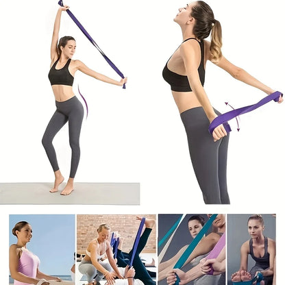 8-Piece Yoga Fitness Kit Home Workout Yoga Equipment Accessories for Stretching, Shaping and Core Training Fitness Equipment