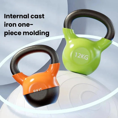 Kettlebell Fitness for Men and Women Home Gym 8KG Weighted Ball Dumbbell for Deep Squats Abdomen Slimming Arm Butt Training