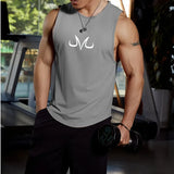 2024 Bodybuilding Tank Men's Fitness Sleeveless Shirt Anime M Leisure Exercise Slow Running Fast Drying Summer Training Clothes