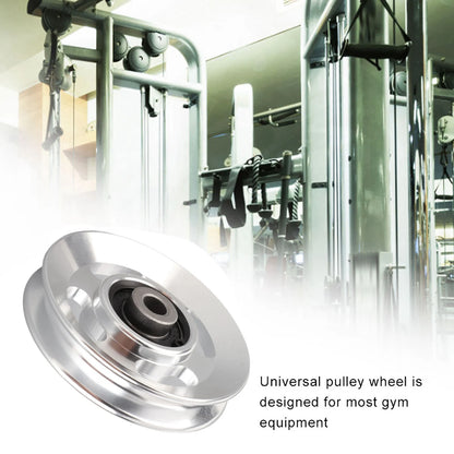 Gym Pulley Aluminium Alloy Fitness Pulley Home Gym Attachments Part Exercise Strength Training Accessory Gym Accessory - GabyFit Goods