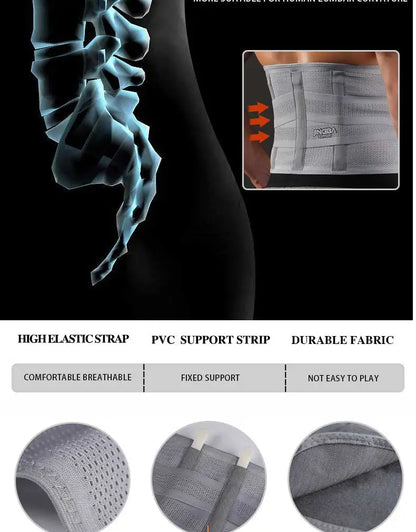 JINGBA SUPPORT Fitness Waist Back Support Belts Sweat Belt Trainer Trimmer Musculation Abdominale Sports Lumbar joint Protector - GabyFit Goods