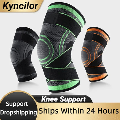 Sports Compression Knee Brace Elastic Support Pads Knee Pads Fitness Equipment Volleyball Basketball Cycling 2023 - GabyFit Goods